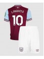 Billige West Ham United Lucas Paqueta #10 Hjemmedraktsett Barn 2024-25 Kortermet (+ Korte bukser)